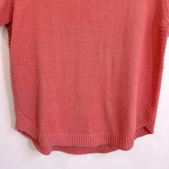 NWT Time and Tru Crewneck Short Sleeve Sweater Pink Camellia Size Small - Picture 8 of 15